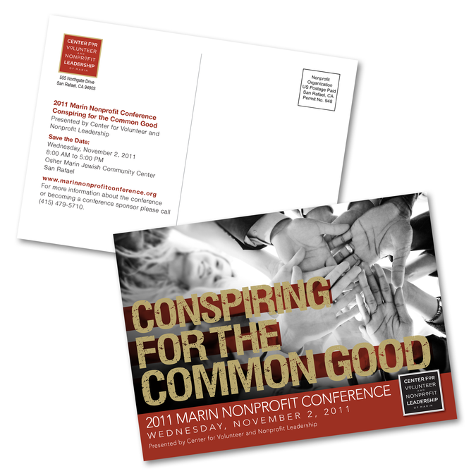 Nonprofit Conference Save the Date Postcard | Print or packaging design ...
