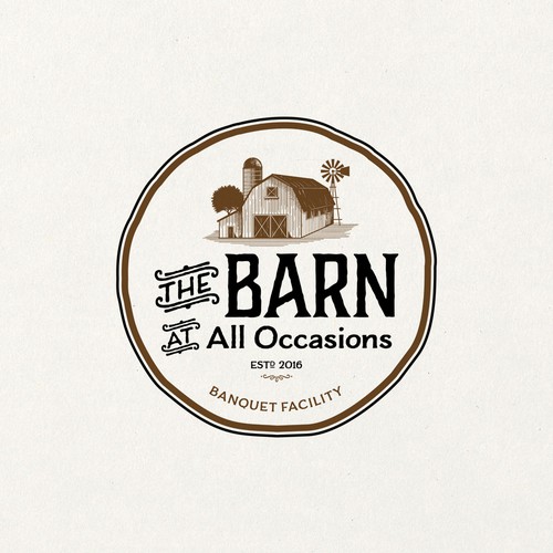 Create a logo for a rustic/elegant Barn event venue. Want an elegant ...