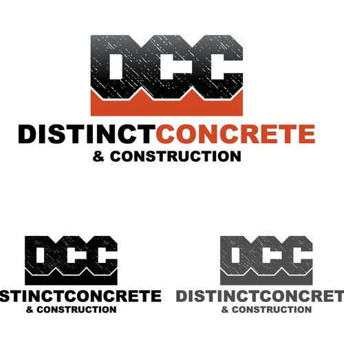 logo for Distinct Concrete & Construction | Logo design contest