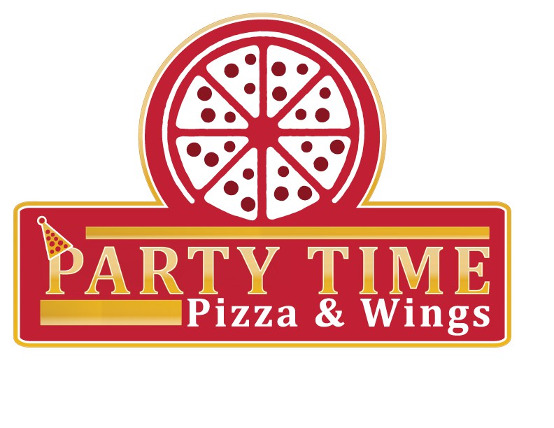 logo for Party Time Pizza and Wings Logo design contest