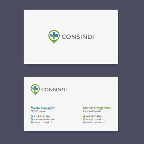 Business Cards and Powerpoint template Business card contest